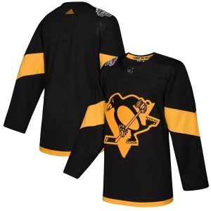 Herren Pittsburgh Penguins Eishockey Trikot Blank 2019 Stadium Series Schwarz Authentic